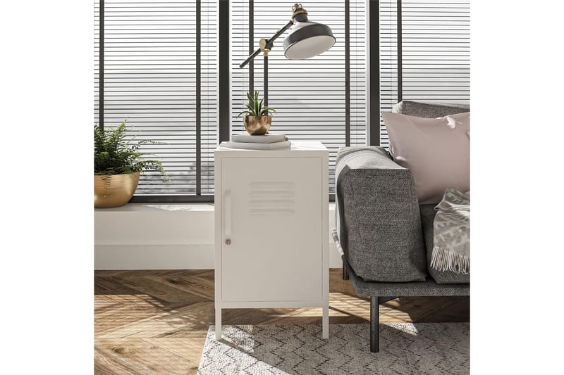 Sivupöytä Mission District 38x40 cm Valkoinen, Dorel Home