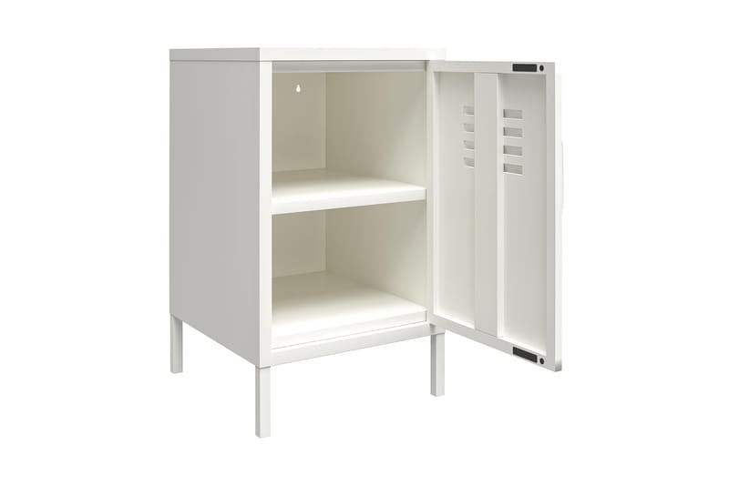 Sivupöytä Mission District 38x40 cm Valkoinen - Dorel Home - Huonekalut - Pöytä & ruokailuryhmä - Apupöytä & sivupöytä - Lamppupöytä