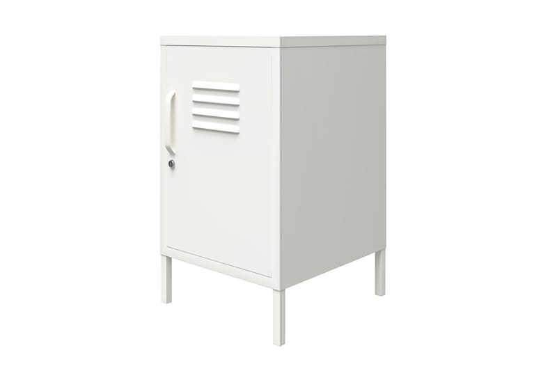 Sivupöytä Mission District 38x40 cm Valkoinen - Dorel Home - Huonekalut - Pöytä & ruokailuryhmä - Apupöytä & sivupöytä - Lamppupöytä