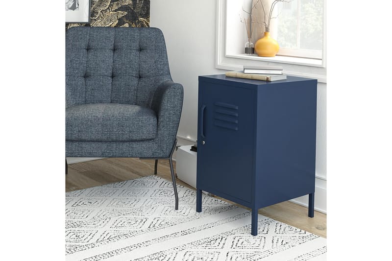 Sivupöytä Moon Phases 38x40 cm Sininen - Dorel Home - Huonekalut - Pöytä & ruokailuryhmä - Apupöytä & sivupöytä - Lamppupöytä