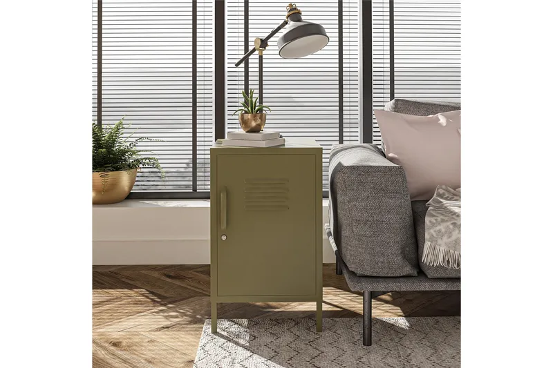 Sivupöytä Moriah 38x40 cm Oliivinvihreä, Dorel Home