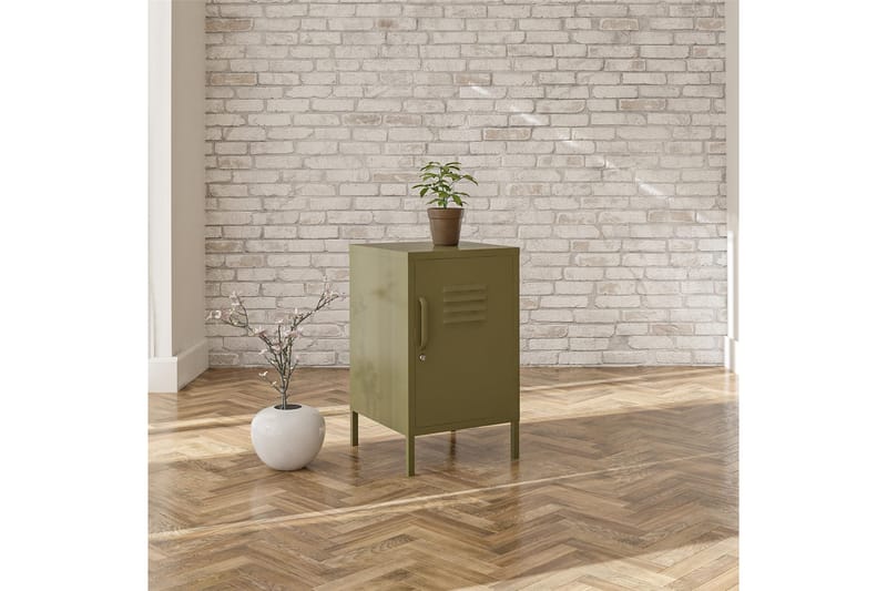 Sivupöytä Moriah 38x40 cm Oliivinvihreä - Dorel Home - Huonekalut - Pöytä & ruokailuryhmä - Apupöytä & sivupöytä - Lamppupöytä