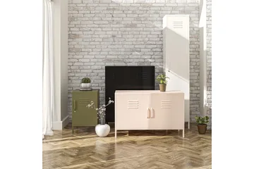 Sivupöytä Moriah 38x40 cm Oliivinvihreä - Dorel Home - Huonekalut - Pöytä & ruokailuryhmä - Apupöytä & sivupöytä - Lamppupöytä