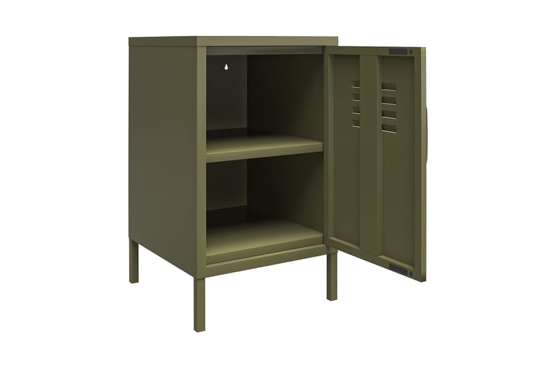 Sivupöytä Moriah 38x40 cm Oliivinvihreä - Dorel Home - Huonekalut - Pöytä & ruokailuryhmä - Apupöytä & sivupöytä - Lamppupöytä