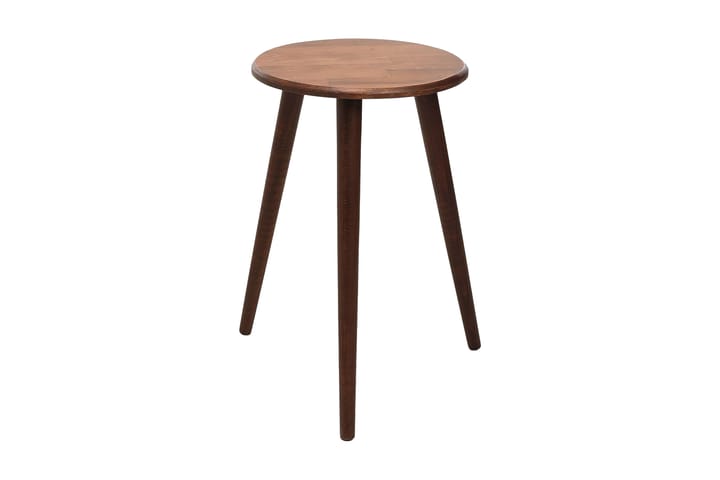 Sivupöytä Morivo 40x60x40 cm Pyöreä - Ruskea - Tarjotinpöytä & pikkupöytä - Lamppupöytä