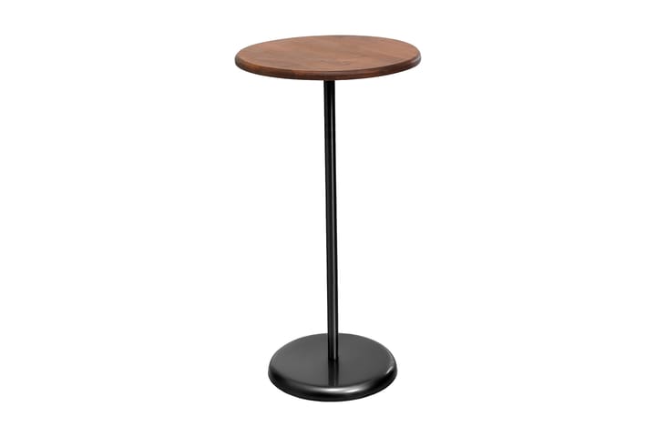 Sivupöytä Morivo 40x75x40 cm Pyöreä - Musta - Tarjotinpöytä & pikkupöytä - Lamppupöytä