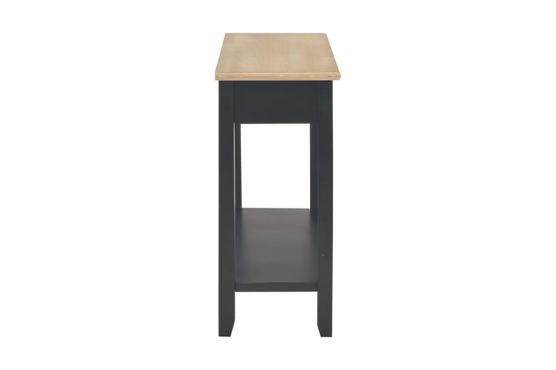Sivupöytä musta 110x35x80 cm puu - Musta - Huonekalut - Pöytä & ruokailuryhmä - Apupöytä & sivupöytä - Lamppupöytä