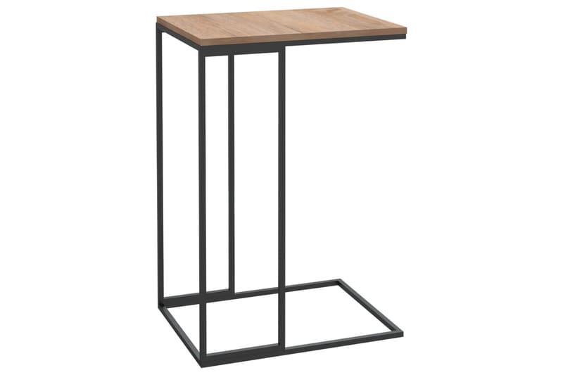 Sivupöytä musta 40x30x59 cm lastulevy - Musta - Huonekalut - Pöytä & ruokailuryhmä - Apupöytä & sivupöytä - Lamppupöytä
