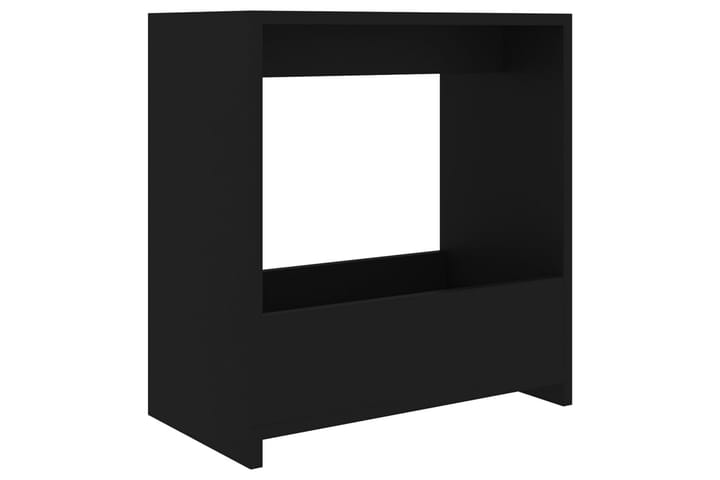 Sivupöytä musta 50x26x50 cm lastulevy - Lamppupöytä - Tarjotinpöytä & pikkupöytä