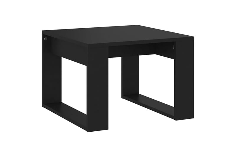 Sivupöytä musta 50x50x35 cm lastulevy - Musta - Huonekalut - Pöytä & ruokailuryhmä - Apupöytä & sivupöytä - Lamppupöytä