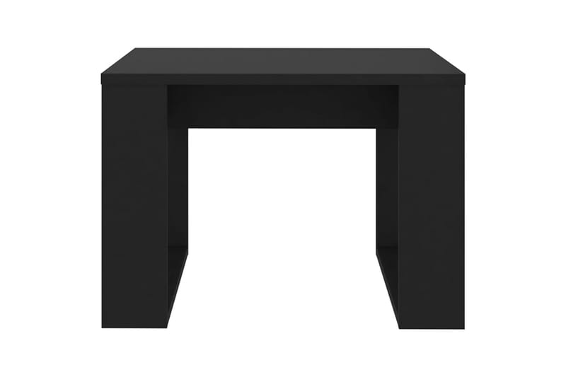 Sivupöytä musta 50x50x35 cm lastulevy - Musta - Huonekalut - Pöytä & ruokailuryhmä - Apupöytä & sivupöytä - Lamppupöytä