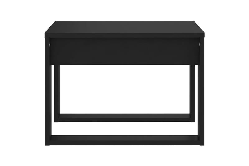 Sivupöytä musta 50x50x35 cm lastulevy - Musta - Huonekalut - Pöytä & ruokailuryhmä - Apupöytä & sivupöytä - Lamppupöytä