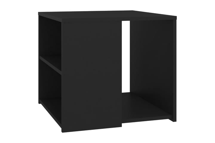 Sivupöytä musta 50x50x45 cm lastulevy - Tarjotinpöytä & pikkupöytä - Lamppupöytä