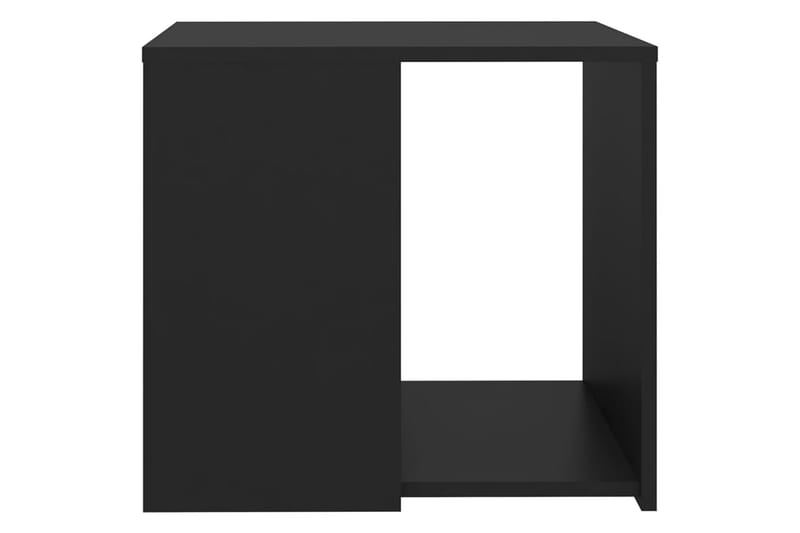 Sivupöytä musta 50x50x45 cm lastulevy - Huonekalut - Pöytä & ruokailuryhmä - Apupöytä & sivupöytä - Lamppupöytä