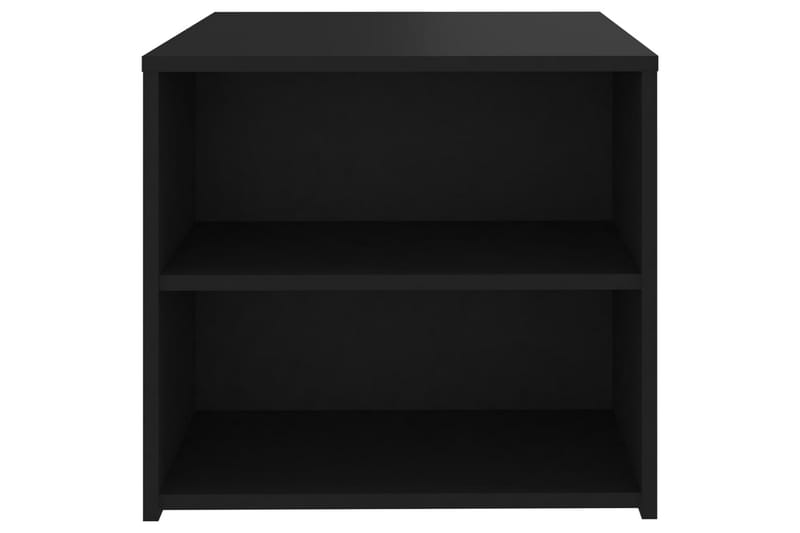 Sivupöytä musta 50x50x45 cm lastulevy - Huonekalut - Pöytä & ruokailuryhmä - Apupöytä & sivupöytä - Lamppupöytä