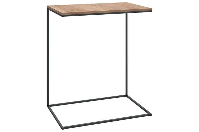 Sivupöytä musta 55x35x66 cm lastulevy - Musta - Huonekalut - Pöytä & ruokailuryhmä - Apupöytä & sivupöytä - Lamppupöytä