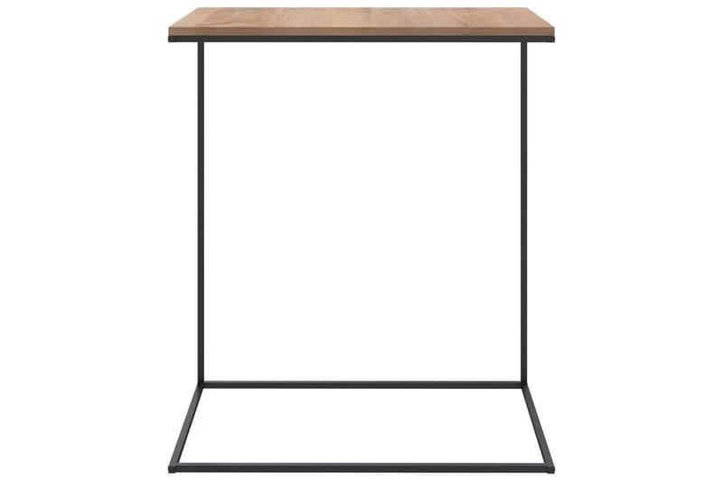 Sivupöytä musta 55x35x66 cm lastulevy - Musta - Huonekalut - Pöytä & ruokailuryhmä - Apupöytä & sivupöytä - Lamppupöytä