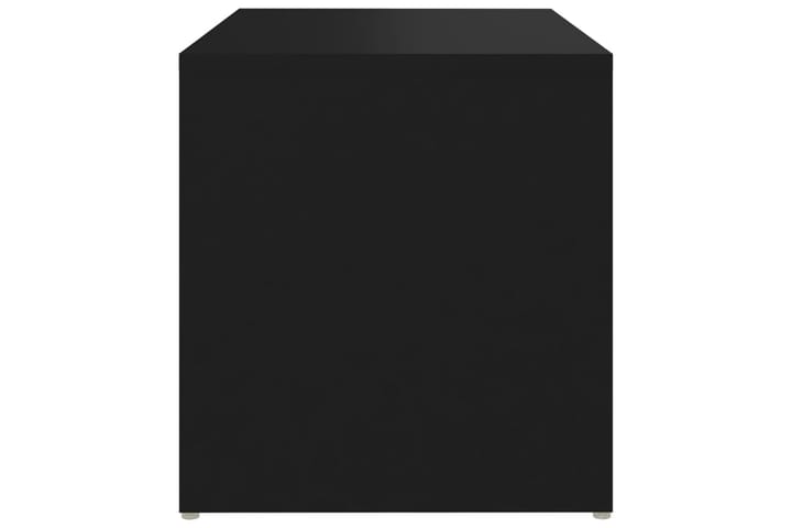 Sivupöytä musta 59x36x38 cm lastulevy - Lamppupöytä - Tarjotinpöytä & pikkupöytä