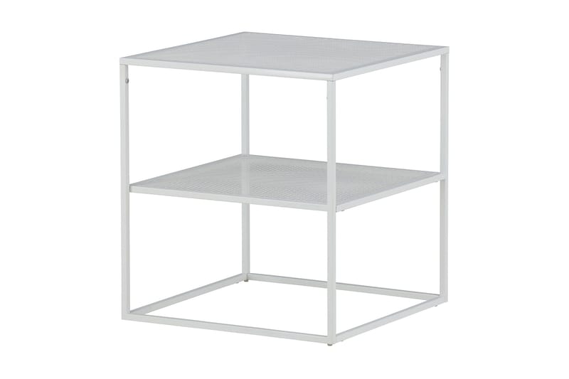 Sivupöytä Netz 55 cm - Valkoinen - Huonekalut - Pöytä & ruokailuryhmä - Apupöytä & sivupöytä - Lamppupöytä
