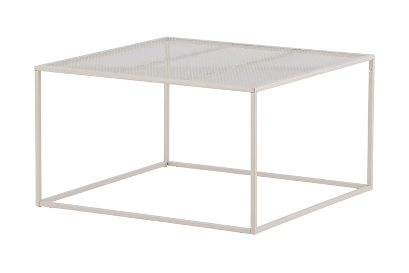 Sivupöytä Netz 80 cm - Beige - Huonekalut - Pöytä & ruokailuryhmä - Apupöytä & sivupöytä - Lamppupöytä