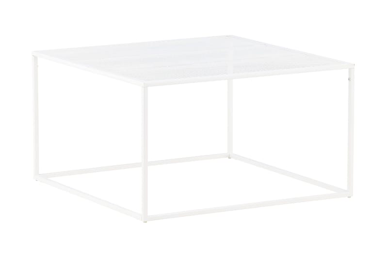 Sivupöytä Netz 80 cm - Valkoinen - Huonekalut - Pöytä & ruokailuryhmä - Apupöytä & sivupöytä - Lamppupöytä