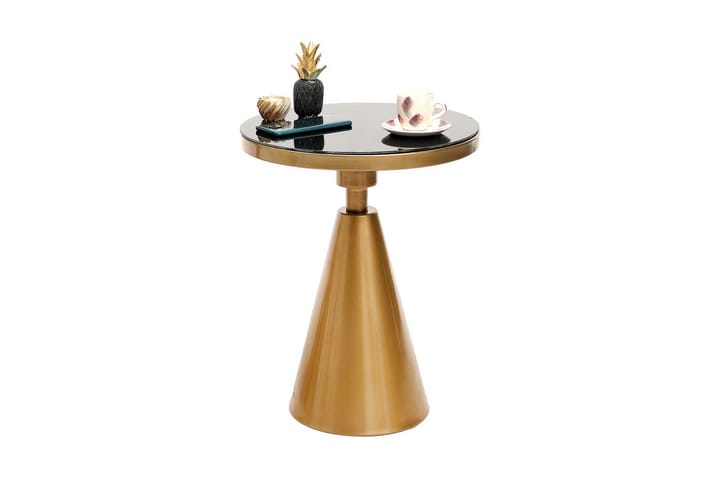 Sivupöytä Omango 42x55x42 cm Pyöreä - Kulta - Tarjotinpöytä & pikkupöytä - Lamppupöytä
