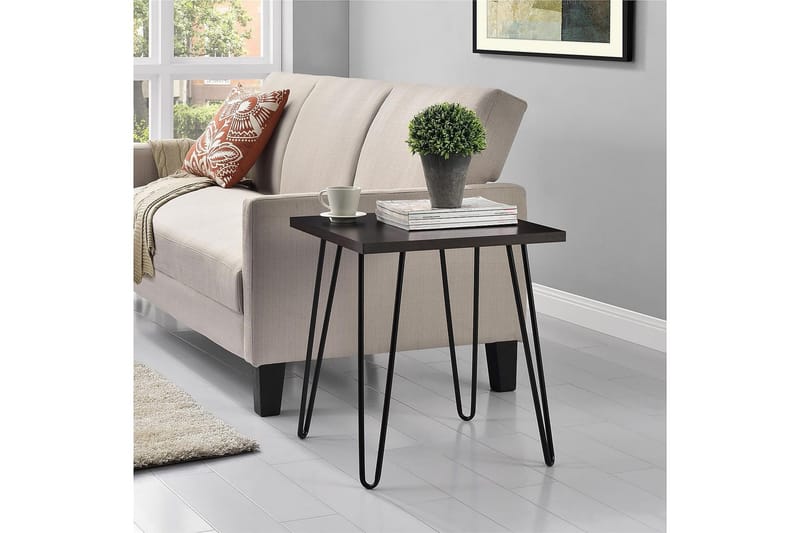 Sivupöytä Owen 50 cm Espresso - Dorel Home - Huonekalut - Pöytä & ruokailuryhmä - Apupöytä & sivupöytä - Lamppupöytä