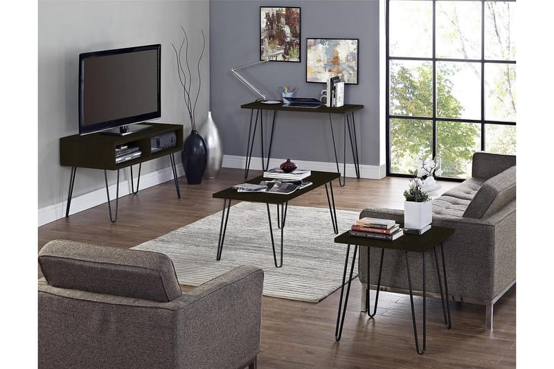 Sivupöytä Owen 50 cm Espresso - Dorel Home - Huonekalut - Pöytä & ruokailuryhmä - Apupöytä & sivupöytä - Lamppupöytä
