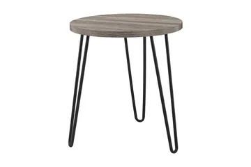 Sivupöytä Owen 50 cm Harmaa - Dorel Home - Huonekalut - Pöytä & ruokailuryhmä - Apupöytä & sivupöytä - Lamppupöytä