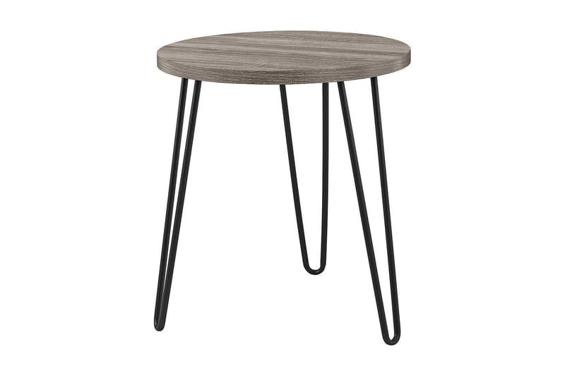 Sivupöytä Owen 50 cm Harmaa - Dorel Home - Huonekalut - Pöytä & ruokailuryhmä - Apupöytä & sivupöytä - Lamppupöytä