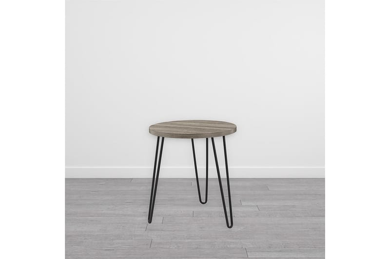 Sivupöytä Owen 50 cm Harmaa - Dorel Home - Huonekalut - Pöytä & ruokailuryhmä - Apupöytä & sivupöytä - Lamppupöytä