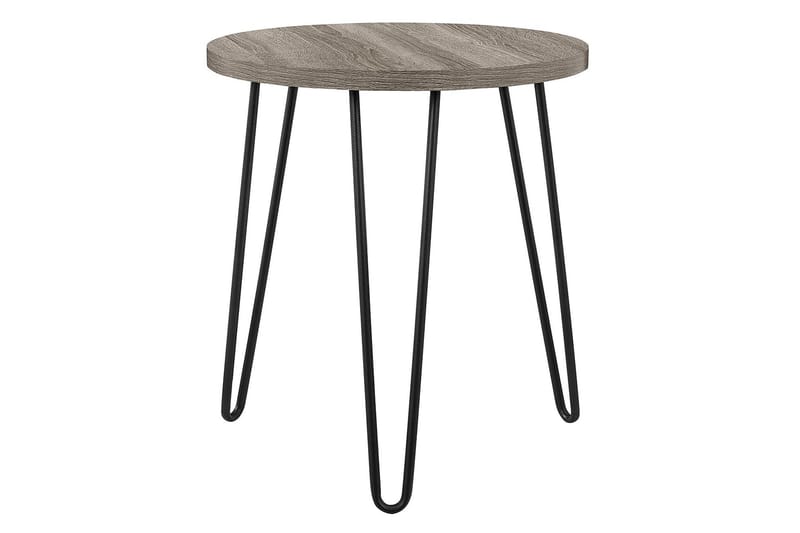 Sivupöytä Owen 50 cm Harmaa - Dorel Home - Huonekalut - Pöytä & ruokailuryhmä - Apupöytä & sivupöytä - Lamppupöytä