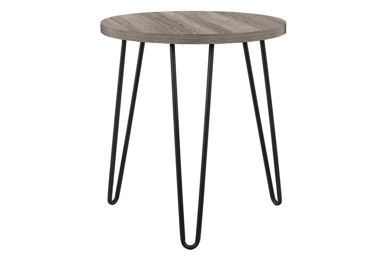 Sivupöytä Owen 50 cm Harmaa - Dorel Home - Huonekalut - Pöytä & ruokailuryhmä - Apupöytä & sivupöytä - Lamppupöytä