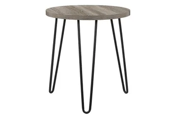 Sivupöytä Owen 50 cm Harmaa - Dorel Home - Huonekalut - Pöytä & ruokailuryhmä - Apupöytä & sivupöytä - Lamppupöytä