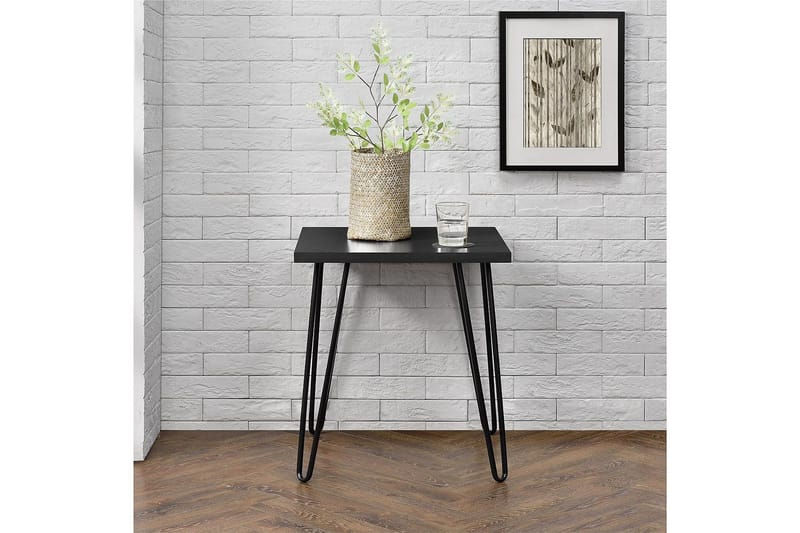 Sivupöytä Owen 50 cm Musta - Dorel Home - Huonekalut - Pöytä & ruokailuryhmä - Apupöytä & sivupöytä - Lamppupöytä