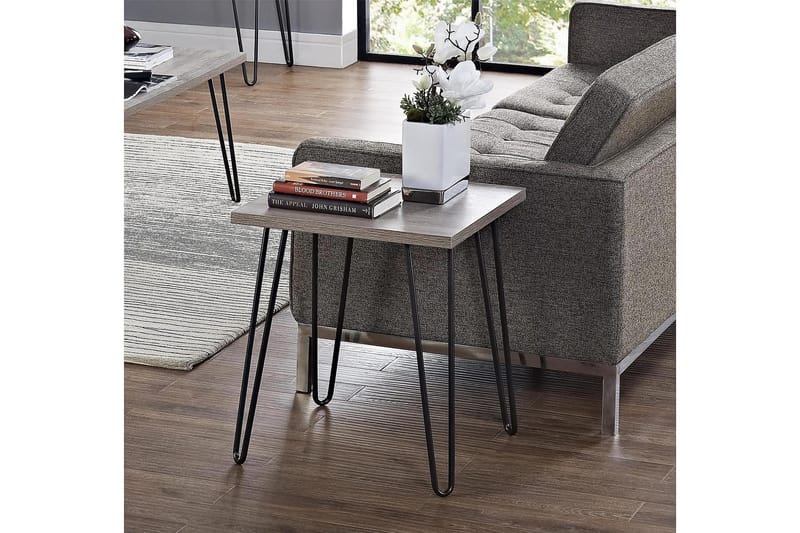 Sivupöytä Owen 50 cm Ruskea - Dorel Home - Huonekalut - Pöytä & ruokailuryhmä - Apupöytä & sivupöytä - Lamppupöytä