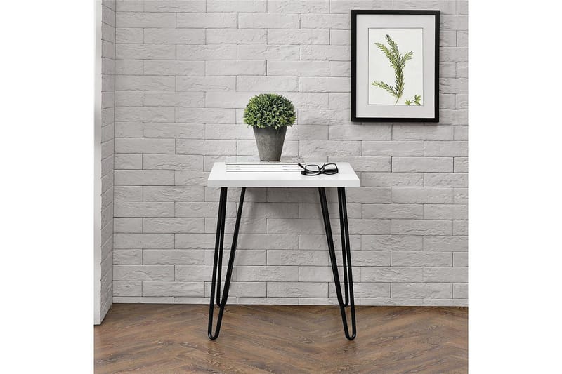 Sivupöytä Owen 50 cm Valkoinen - Dorel Home - Huonekalut - Pöytä & ruokailuryhmä - Apupöytä & sivupöytä - Lamppupöytä