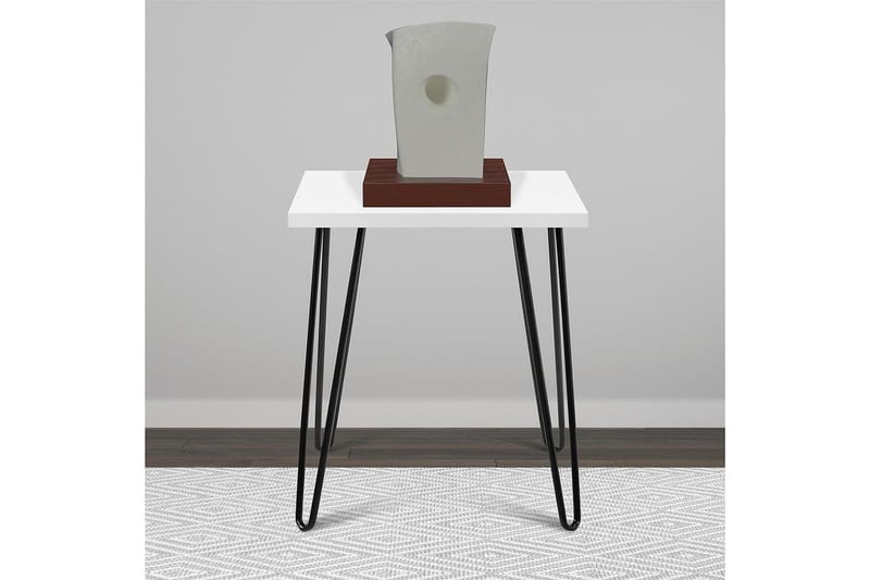 Sivupöytä Owen 50 cm Valkoinen - Dorel Home - Huonekalut - Pöytä & ruokailuryhmä - Apupöytä & sivupöytä - Lamppupöytä