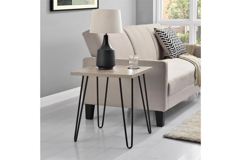 Sivupöytä Owen 50 cm Puu/Luonnonväri - Dorel Home - Huonekalut - Pöytä & ruokailuryhmä - Apupöytä & sivupöytä - Lamppupöytä