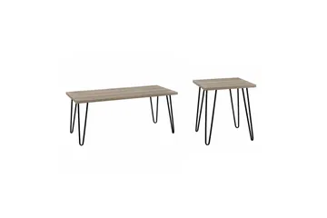 Sivupöytä Owen 50 cm Puu/Luonnonväri - Dorel Home - Huonekalut - Pöytä & ruokailuryhmä - Apupöytä & sivupöytä - Lamppupöytä