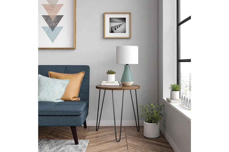 Sivupöytä Owen 50 cm Puu - Dorel Home - Huonekalut - Pöytä & ruokailuryhmä - Apupöytä & sivupöytä - Lamppupöytä