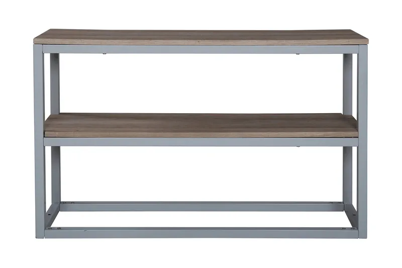 Sivupöytä Rise 110 cm med Hylla, Vaaleanruskea/Harmaa