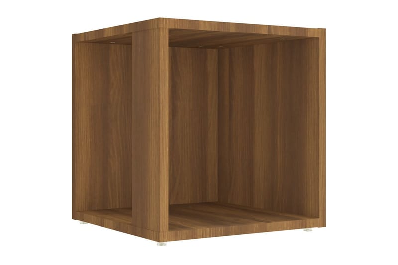 Sivupöytä ruskea tammi 33x33x34,5 cm tekninen puu - Ruskea - Huonekalut - Pöytä & ruokailuryhmä - Apupöytä & sivupöytä - Lamppupöytä