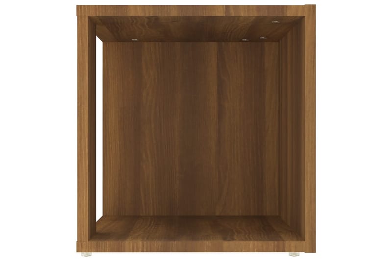 Sivupöytä ruskea tammi 33x33x34,5 cm tekninen puu - Ruskea - Huonekalut - Pöytä & ruokailuryhmä - Apupöytä & sivupöytä - Lamppupöytä