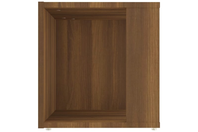 Sivupöytä ruskea tammi 33x33x34,5 cm tekninen puu - Ruskea - Huonekalut - Pöytä & ruokailuryhmä - Apupöytä & sivupöytä - Lamppupöytä