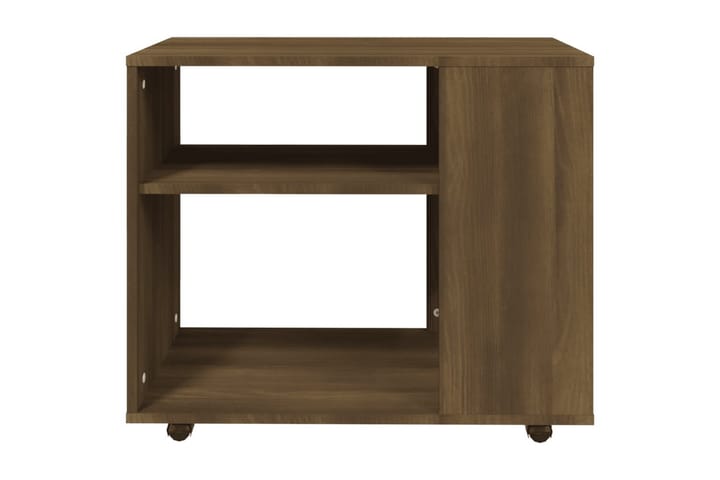 Sivupöytä ruskea tammi 70x35x55 cm tekninen puu - Ruskea - Tarjotinpöytä & pikkupöytä - Lamppupöytä