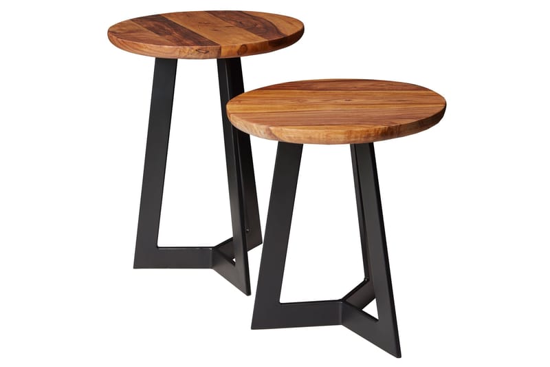 Sivupöytä Sharrell 35 cm - Puu/Luonnonväri - Huonekalut - Pöytä & ruokailuryhmä - Apupöytä & sivupöytä - Lamppupöytä