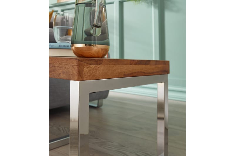 Sivupöytä Shreyan 45 cm - Puu/Luonnonväri - Huonekalut - Pöytä & ruokailuryhmä - Apupöytä & sivupöytä - Lamppupöytä