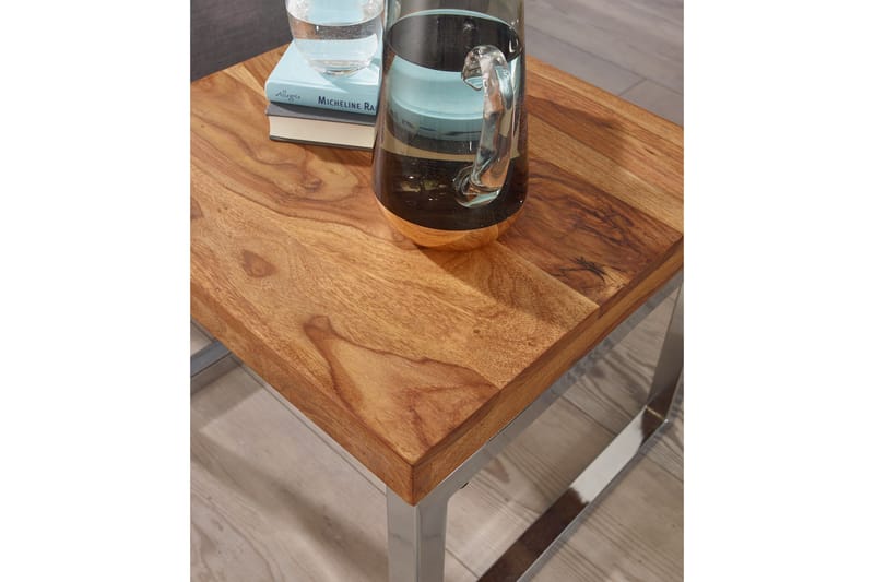 Sivupöytä Shreyan 45 cm - Puu/Luonnonväri - Huonekalut - Pöytä & ruokailuryhmä - Apupöytä & sivupöytä - Lamppupöytä