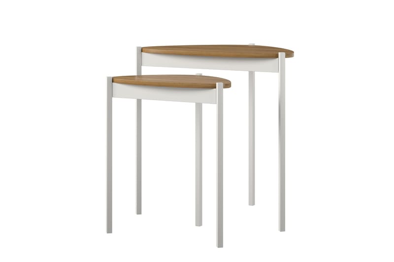 Sivupöytä Tallulah - Valkoinen - Huonekalut - Pöytä & ruokailuryhmä - Apupöytä & sivupöytä - Lamppupöytä